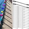 Cinnvoice 50 Pcs Ridge Clips Christmas Light Clips Roof Row