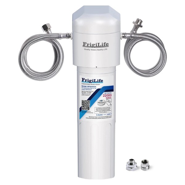 Frigilife Under Sink Water Filter System, 22K Gallons Ultra High