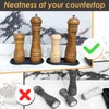Koluti Salt and Pepper Mill Silicone Tray Set of 2,