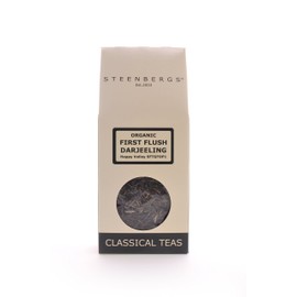 Steenbergs Organic First Flush Darjeeling Tea Happy Valley Tea Estate Loose Leaf 80g
