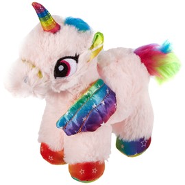 Joy Toy Unicorn Plush 20 cm in Magic Sequin Bag 13 x 25 x 20 cm
