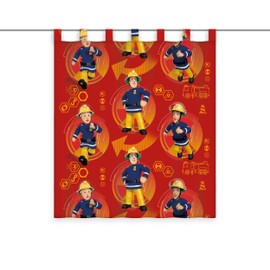 Herding Fireman Sam, Polyester, red, 160 x 140 cm