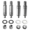 W10359271 W10359272 Dryer Front Back Drum Support Roller Shaft kit,