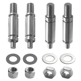 W10359271 W10359272 Dryer Front Back Drum Support Roller Shaft kit, fit for Whirlpool old Left and Right Hand Thread Dryer Roller Shaft, with good resistance, reducing vibration and noise