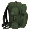 Men's Large OD Green Expandable Tactical Molle Hydration-Ready Backpack Daypack