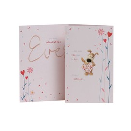 Boofle Wife Anniversary Card With Envelope - Cute Design