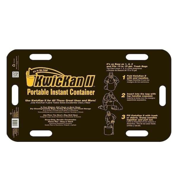 KwicKan 13 Gal. Portable Instant Container for Easy (Transport and