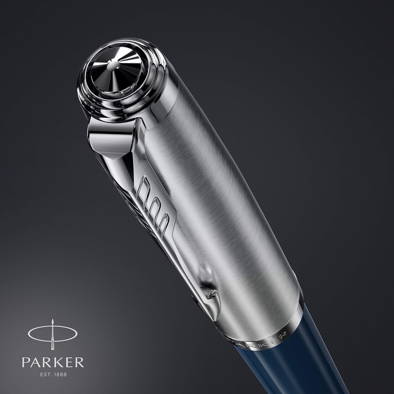 Parker 2123504 Fountain Pen, F, Fine Point, 51, Midnight Blue,
