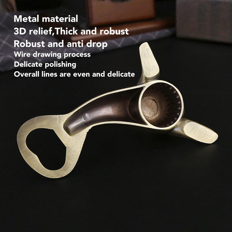 Bottle Opener Metal Sea Lion Shaped Non Slip Handle Bottle