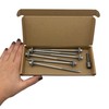 Marcopol (Pack of 6) Hex Screws with Self Drilling 1/4"
