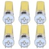 6Pcs G8 LED Bulb 5W Dimmable 2508 COB Energy Saving