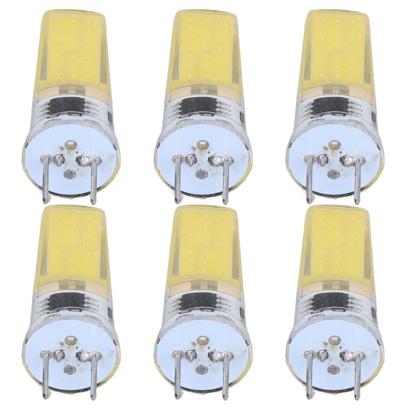 6Pcs G8 LED Bulb 5W Dimmable 2508 COB Energy Saving