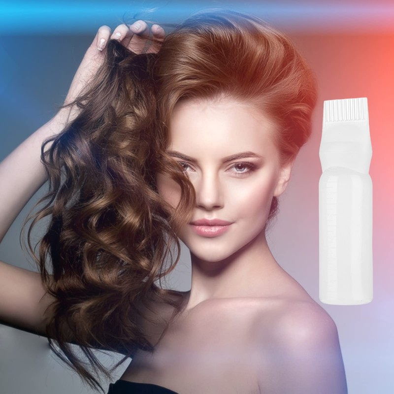 2 Pieces Hair Dye Brush Bottle, Root Comb Applicator Hair