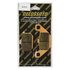 ACCOSSATO Brake Pad agpa74or, Kawasaki > GPZ 400, 400 (1985)