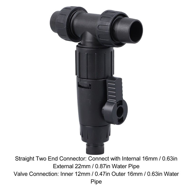 Aquarium Water Change Valve Stable 3 Way Water Flow Control
