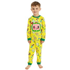Girls Boys Cocomelon Pyjamas Character Nightwear (Cocomelon - Patterned, 2-3 Years)