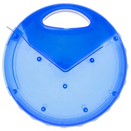 U.S. Pool Supply Pool & Spa Floating Chlorine & Bromine 3" Tablet View Circle Chemical Dispenser 10" Diameter - Floats Upright When Full and Flat When Needs Refill - Adjustable Dispensing Settings