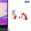 USB 2.0 Flash Drive White Cute Appearance Data Storage Tool