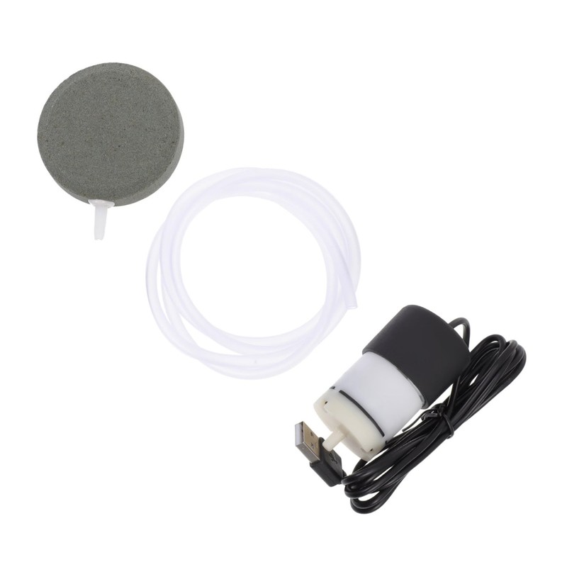 Kisangel 2 Sets Mini Aquarium Air Pump Oxygen Pump for