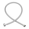 sourcing map 32 Inch Long Tap Supply Line Connection G3/8 Compression Internal Thread x G1/2 Female Thread Straight 304 Stainless Steel Water Supply Line