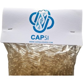 Empty HPMC Vegetarian Capsule Size 00 x 1000 Suitable for Vegans, Clear Veggie caps