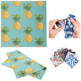 Lens-Aid Microfibre Cleaning Cloth in Stylish Design: for Camera, Lens, Display and Glasses Cleaning Cloth (Microfibre Cloth 20 x 20 cm)