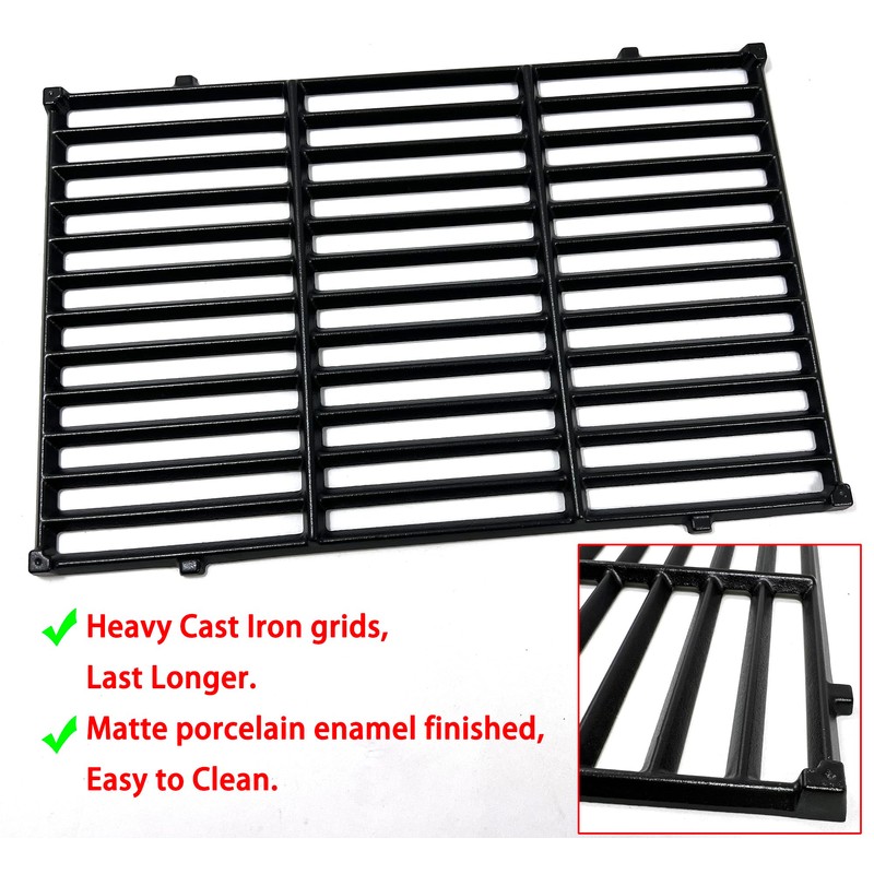 Direct Store DC130 17.5" 7638 2pk Cast Iron Cooking Grill