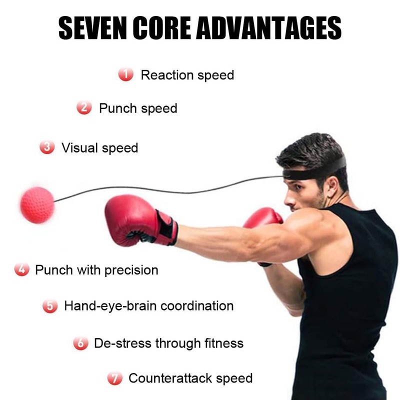 COMAYJOHN Boxing Reflex Ball Set