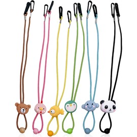 Pack of 6 Glasses Straps for Boys and Girls, Multifunctional Glasses Chain, Adjustable Mask Chain, Sunglasses Strap, Glasses Cord, Suitable for Sports
