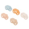 Silicone Baby Pacifier Bite Resistant Teething Discomfort Relief Washable Silicone