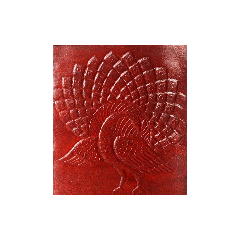 Purpledip Leather Journal 'Rain Dance': Handmade Travel Diary Vintage Notebook