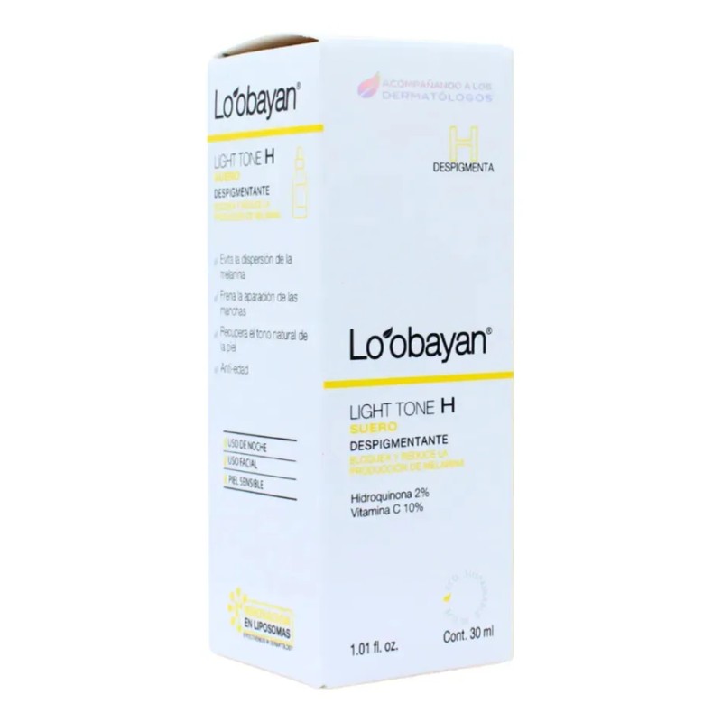 Loobayan Light Tone Suero Despigmentante Manchas Melasma Día Noche Tipo