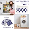 Patelai 6 Pieces Swedish Kitchen Dish Towels Decoration Navy Blue