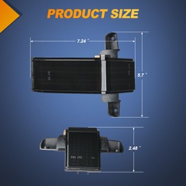 Nilight Side Mirror Marker Light Switchback Amber Turn Signals White Parking Lights Smoked Lens Plug and Play Compatible With 2016-2019 Chevy Silverado GMC Sierra 1500 2500HD 3500HD