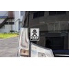 General Sticker SK-016 Baby Car White