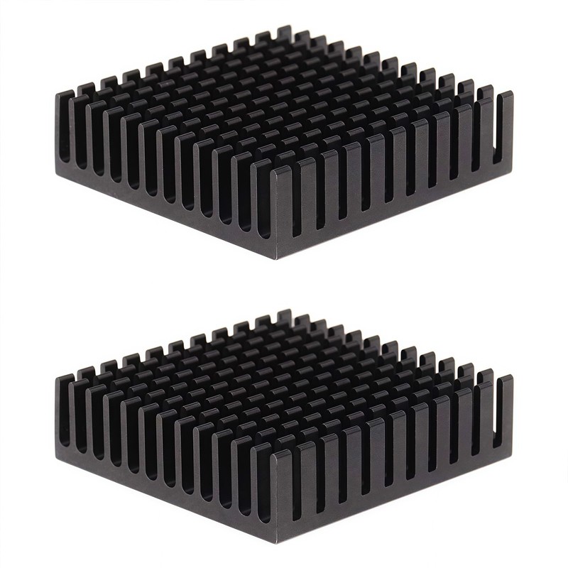 4個アルミニウム脱熱器, 導熱接着シート付き 冷却ラジエーターフィンCPU ICチップ 回路基板に適用