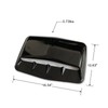 Tiousmoky Hood Scoop Car Hood Vent Universal Air Intake Grille