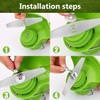 25 Pcs Electric Weed Wacker Metal Blade Lawn Trimmer Accessories
