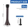 KISEER 12 Pack Spring Door Stops 3 1/4 Inch Flexible