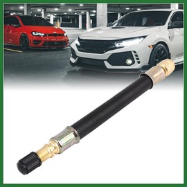 Motoforti 5.5" Rubber Flexible Extension Tire Valve Adaptor for Car Truck RV Long-lasting