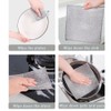 BoAn Multipurpose Wire Dishwashing Rags,Double Layer Metal Wire Dishcloth,Reusable Dish