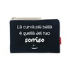 Hello-Bags. Necessaire/pochette. Esterno: 100% cotone. Con cerniera interna e fodera.