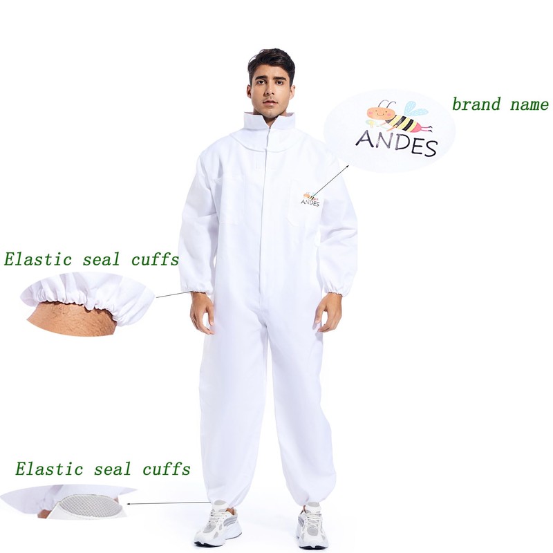 Bee Suit for Men Women Sting Proof, Polycotton Beekeeping Suit