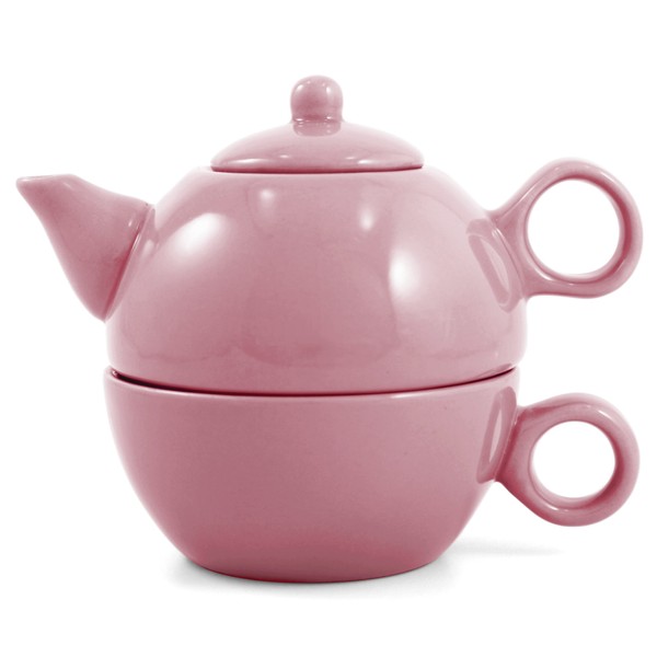 Metropolitan Tea Pink Rose Ceramic Tea For Me Pot
