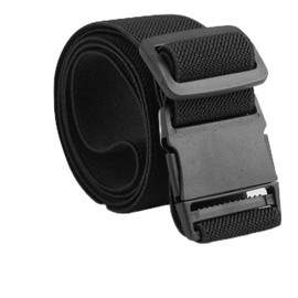 YYCLIPY Mens Elastic Stretch Work Belt Lazy Adjustable Belt Men Women Unisex Metal Free for Jeans Pants,Walking,Work,Home,Traveling (Black)