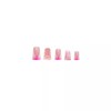 24Pcs French Press on Nails Short Duck Fake Nails Nude