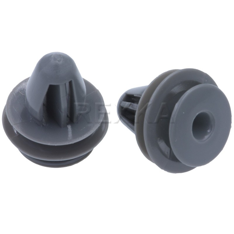 Rexka 10pcs Door Trim Panel Retainer Clip Gray Nylon for