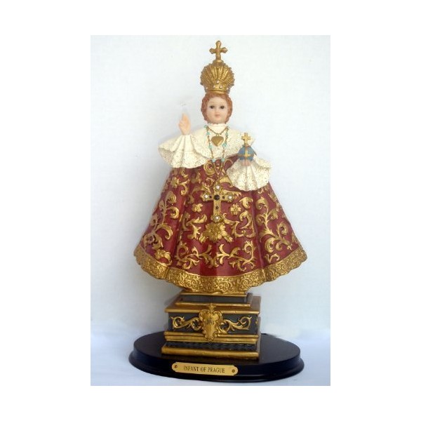 12 Inch Infant Of Prague Holy Child Religious Figurine Statue Decor