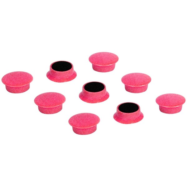 E-Value EMT-09RE Color Magnets, Small, 0.8 inches (20 mm), 9