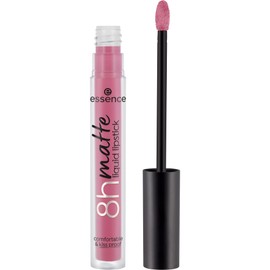 essence 8h matte liquid lipstick, no. 05, pink, long-lasting, matting, quick-drying, matte, vegan, waterproof, oil-free, alcohol-free, pack of 3 (3 x 2.5 ml)